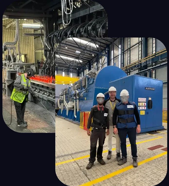 Agent de nettoyage industriel sur site de production - secteur de GSF Cleaning